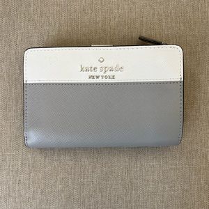Kate Spade Gray/White Wallet